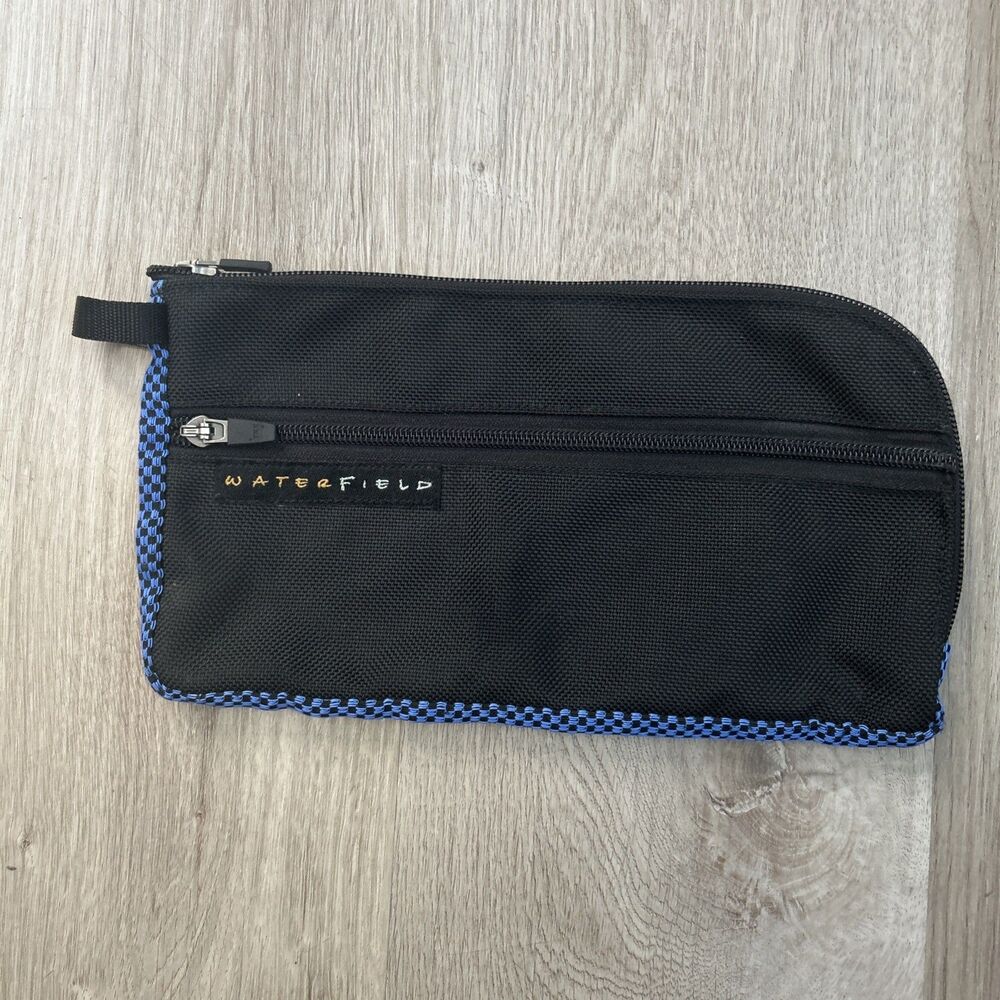WaterField Sf Bags Black Ballistic Nylon Tech Pouch Organizer Travel Case 10x6"